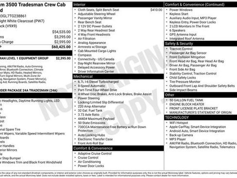 New 2026 RAM 3500 Tradesman AWD/4WD image 42
