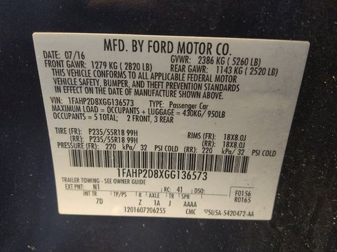 Used 2016 Ford Taurus SE image 33