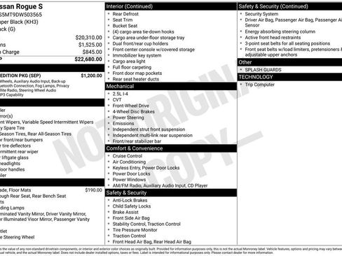 Used 2013 Nissan Rogue S w/ Special Edition Pkg FWD image 26