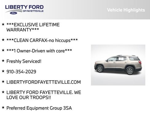 Used 2022 GMC Acadia SLE w/ Driver Convenience Package image 5