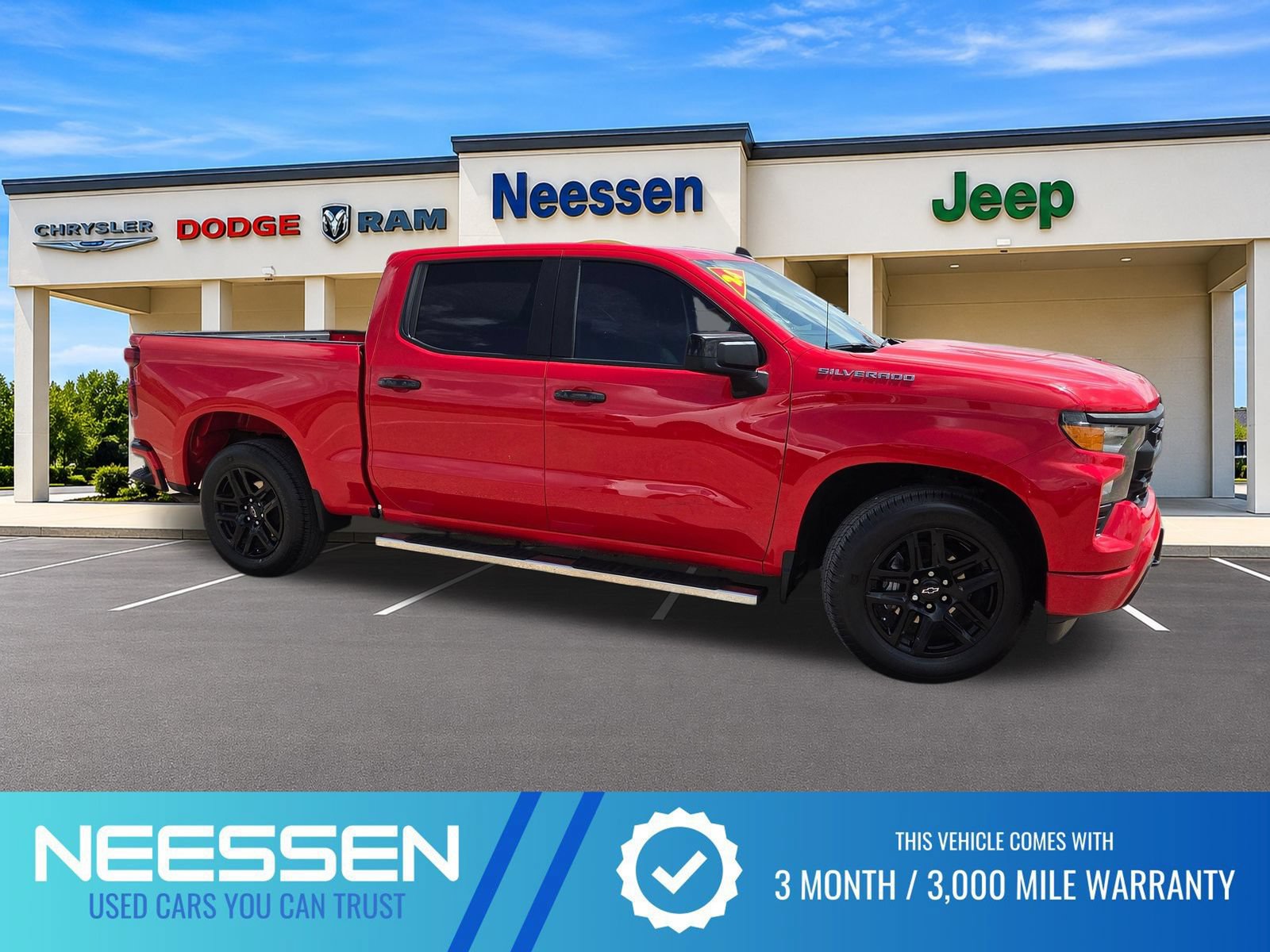 Used 2024 Chevrolet Silverado 1500 Custom w/ LPO, Dark Essentials Package RWD image 1