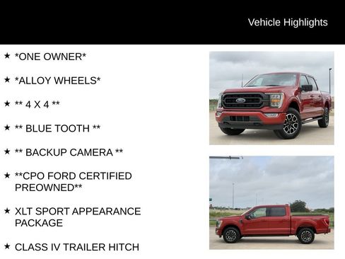 Used 2023 Ford F150 XLT w/ Equipment Group 302A High AWD/4WD image 4