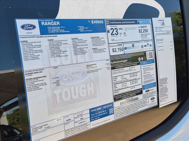 New 2026 Ford Ranger XL w/ Trailer Tow Package RWD image 17