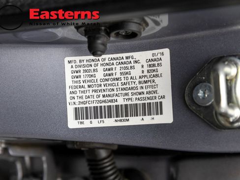 Used 2016 Honda Civic EX-L image 34