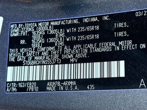 Used 2022 Toyota Highlander XLE image 33