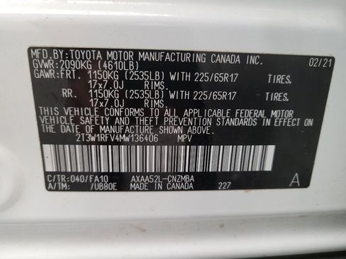 Used 2021 Toyota RAV4 XLE FWD image 33
