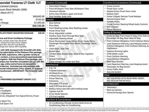 Used 2023 Chevrolet Traverse LT AWD/4WD image 32