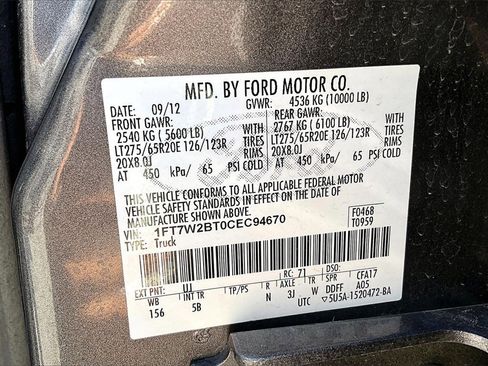 Used 2012 Ford F250 Lariat w/ Lariat Ultimate Pkg image 36