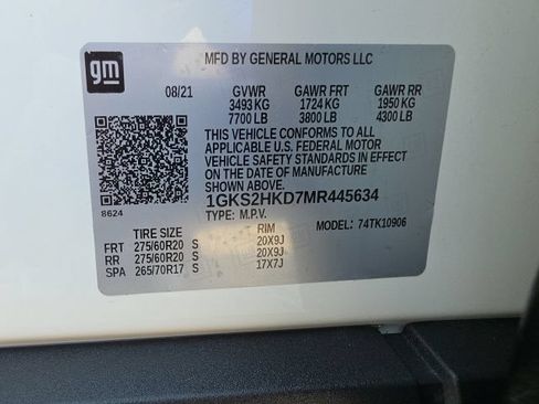 Certified 2021 GMC Yukon XL AT4 w/ Rear Media and Nav Package AWD/4WD image 46