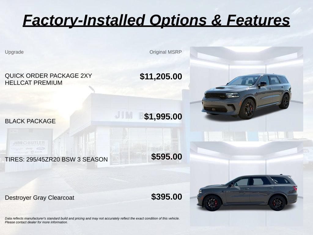 Used 2024 Dodge Durango SRT Hellcat AWD/4WD image 2