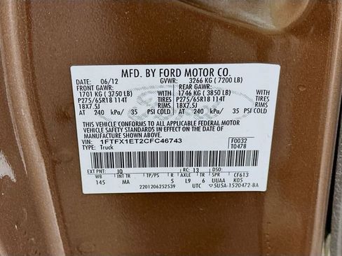 Used 2012 Ford F150 XLT w/ XLT Chrome Pkg image 30