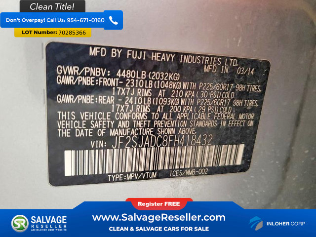 Used 2015 Subaru Forester 2.5i Premium w/ All-Weather Package AWD/4WD image 17