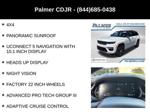 Certified 2022 Jeep Grand Cherokee Summit AWD/4WD image 6