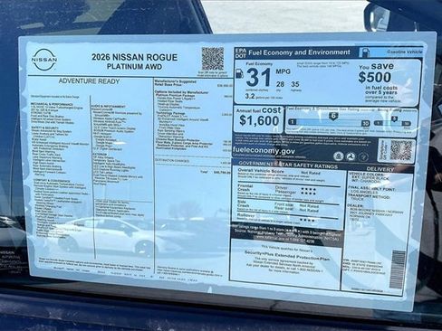 New 2026 Nissan Rogue Platinum w/ Tech Package image 13