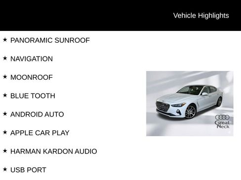 Used 2019 Genesis G70 2.0T Advanced w/ Dynamic Package image 8