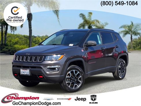 Certified 2019 Jeep Compass Trailhawk w/ Cold Weather Group image 1