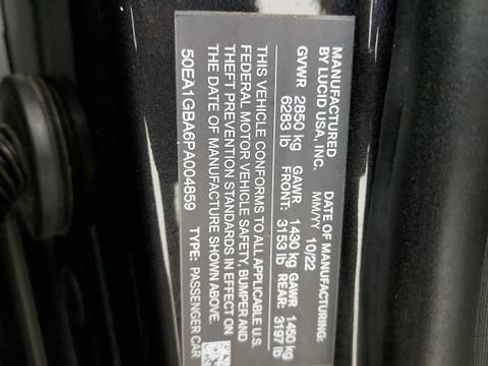 Used 2023 Lucid Air Grand Touring AWD/4WD image 84