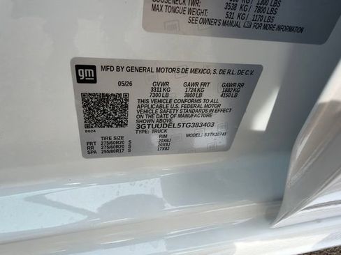 New 2026 GMC Sierra 1500 SLT w/ SLT Premium Plus Package AWD/4WD image 33