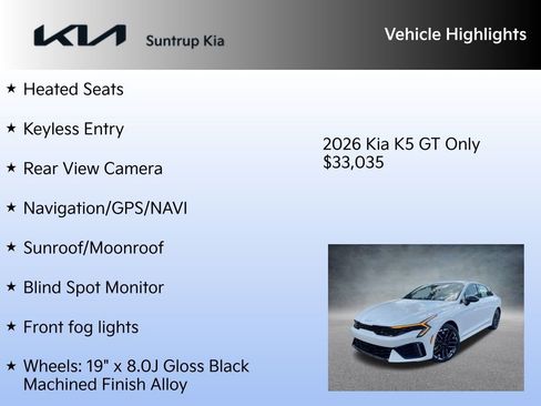 New 2026 Kia K5 GT image 7