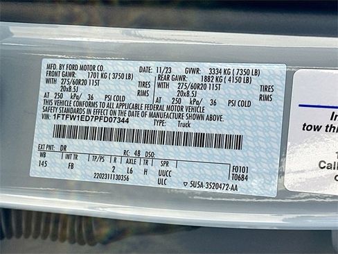 Used 2023 Ford F150 XLT w/ Equipment Group 302A High image 32