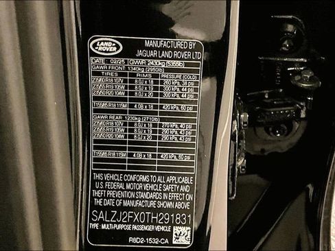 Certified 2026 Land Rover Range Rover Evoque S AWD/4WD image 34
