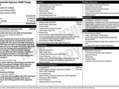 Used 2023 Chevrolet Express 3500 Extended w/ Driver Convenience Package image 26