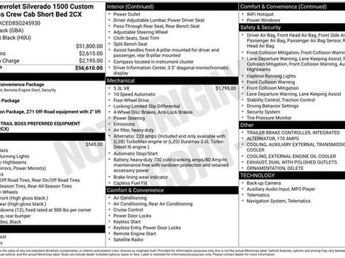 Used 2025 Chevrolet Silverado 1500 Custom Trail Boss image 32