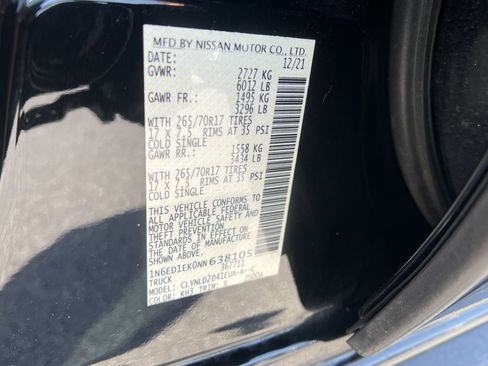 Used 2022 Nissan Frontier PRO-4X w/ Technology Package image 35