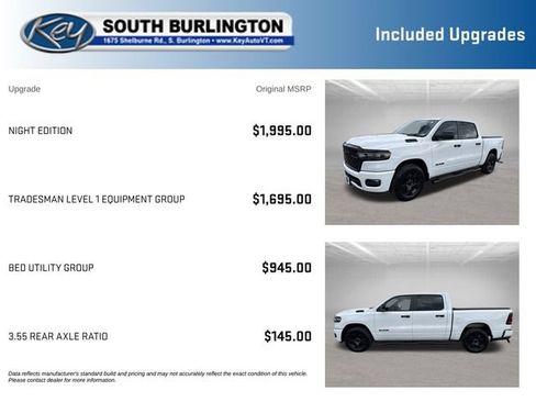 Used 2025 RAM 1500 Tradesman w/ Night Edition AWD/4WD image 3