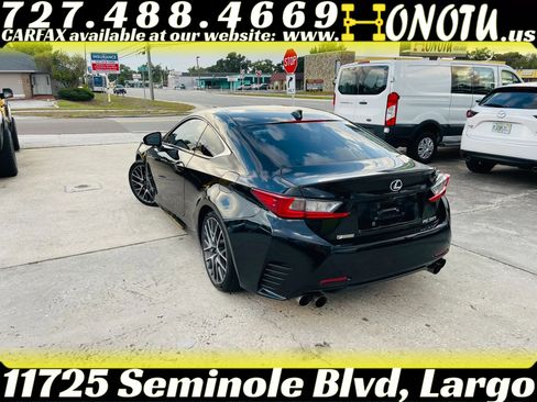 Used 2015 Lexus RC 350 w/ F Sport w/Summer Tires RWD image 7