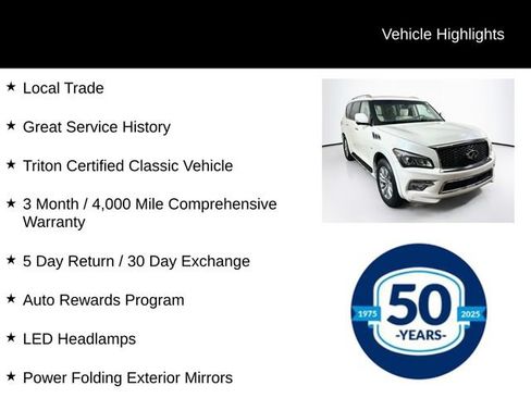Used 2017 INFINITI QX80 4WD image 8