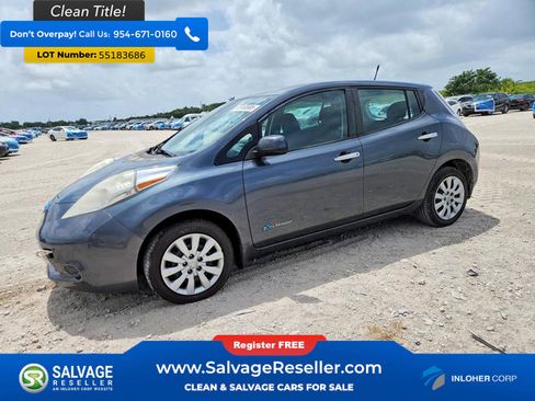 Used 2013 Nissan Leaf S FWD image 1