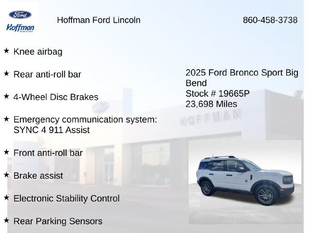 Certified 2025 Ford Bronco Sport Big Bend AWD/4WD image 24