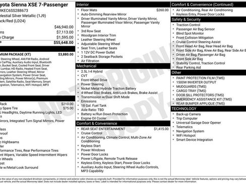 Used 2025 Toyota Sienna XSE w/ XSE Premium Package FWD image 3