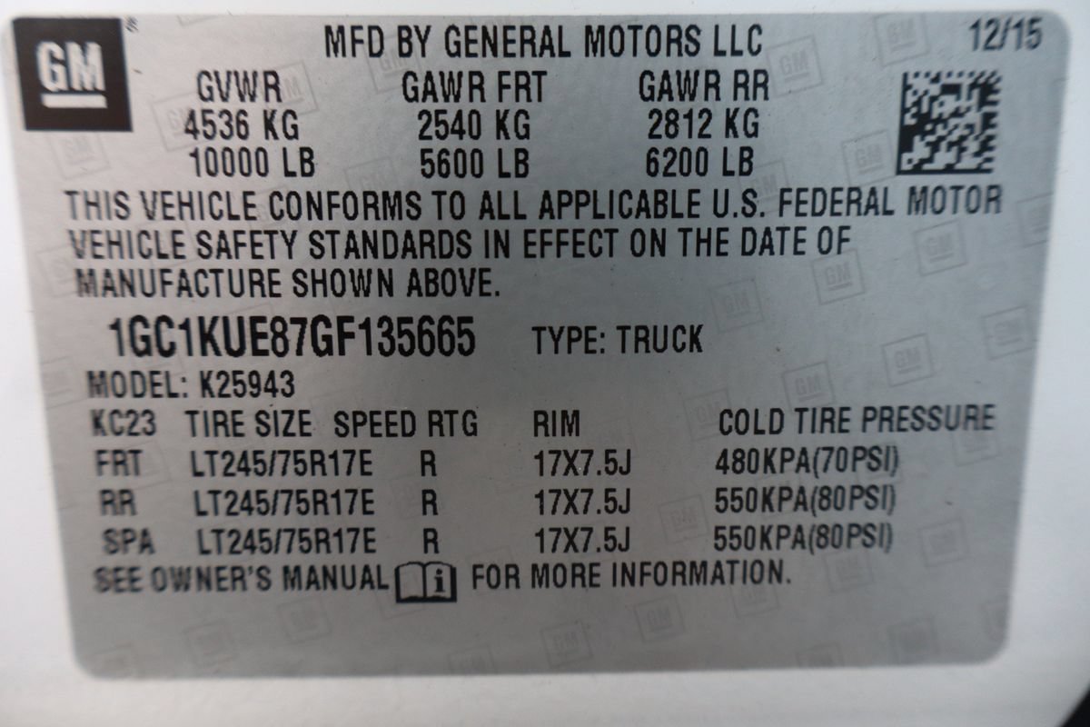 Used 2016 Chevrolet Silverado 2500 W/T AWD/4WD image 40