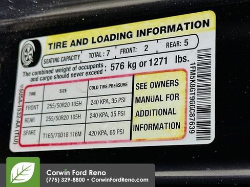 Used 2016 Ford Explorer Sport w/ Equipment Group 401A AWD/4WD image 34