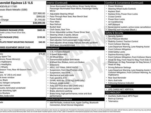 Used 2020 Chevrolet Equinox LS w/ LS Convenience Package image 32