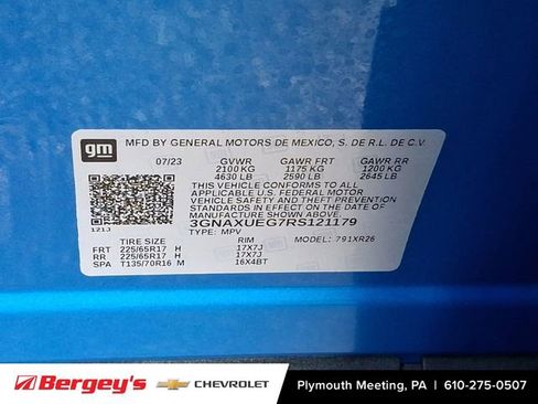 Certified 2024 Chevrolet Equinox LT w/ LPO, Cargo Package image 29