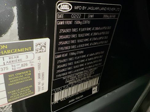 Used 2022 Land Rover Range Rover Sport SVR AWD/4WD image 33