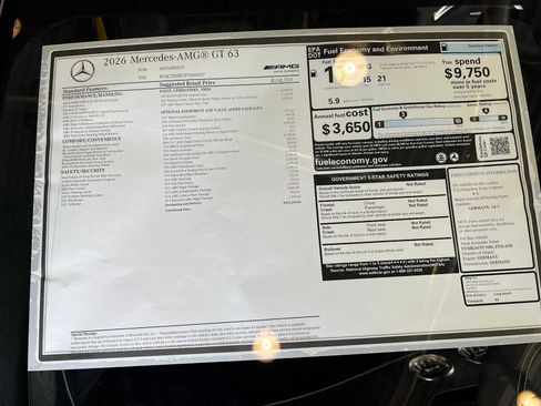New 2026 Mercedes-Benz AMG GT 63 image 37
