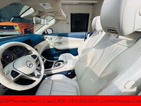 Used 2018 Mercedes-Benz E 400 4MATIC Cabriolet w/ Premium 2 Package (Q02) image 9