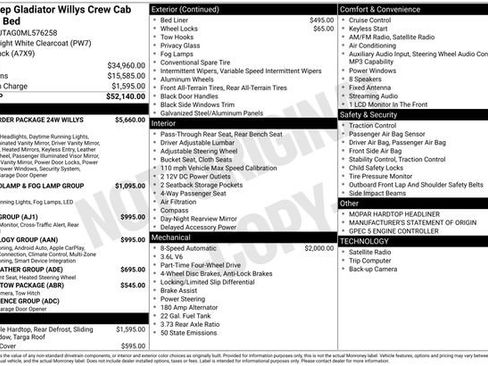 Used 2021 Jeep Gladiator Willys image 6