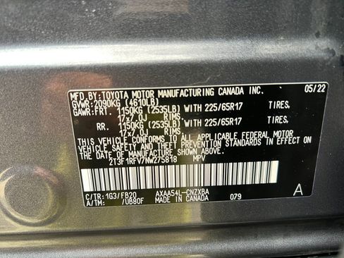 Used 2022 Toyota RAV4 LE AWD/4WD image 35
