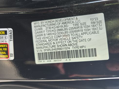Used 2024 Honda Odyssey EX-L image 36