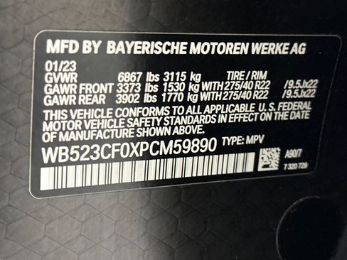 Certified 2023 BMW iX xDrive50 w/ Premium Package AWD/4WD image 19