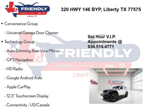 New 2025 Jeep Wrangler Unlimited Rubicon 4xe w/ Safety Group AWD/4WD image 10