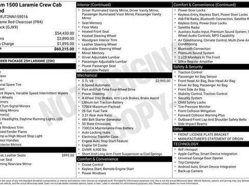 Used 2022 RAM 1500 Laramie AWD/4WD image 32