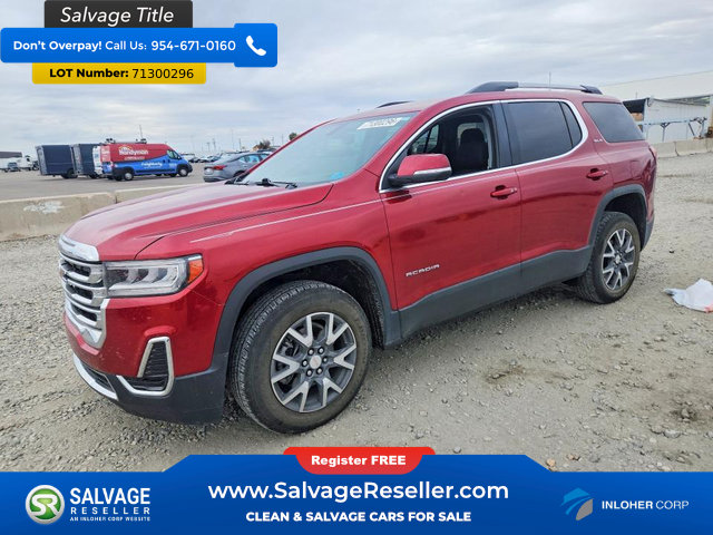 Used 2021 GMC Acadia SLE w/ Driver Convenience Package FWD image 1