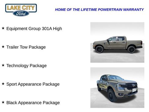New 2026 Ford Ranger XLT w/ Equipment Group 301A High AWD/4WD image 5