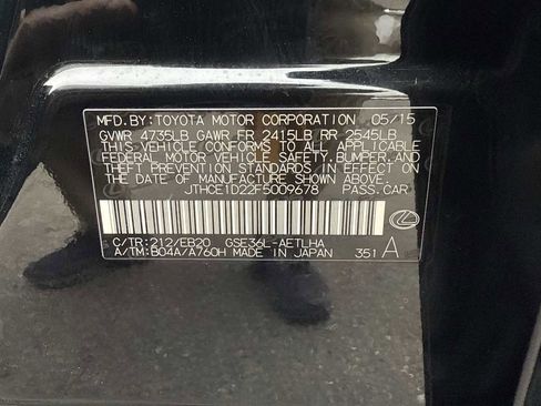 Used 2015 Lexus IS 350 AWD w/ F-Sport Package image 29